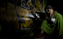 Hoodlum Tags, Graffiti